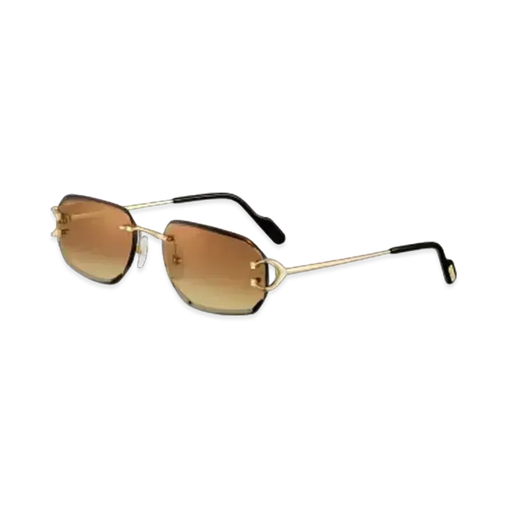 Cartier Signature C de Cartier Sunglasses "Brown"