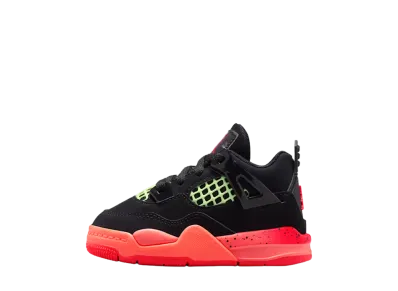 Nike TD Jordan 4 Retro "Black/Infrared 23"