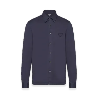 PRADA Cotton Shirt "Navy"