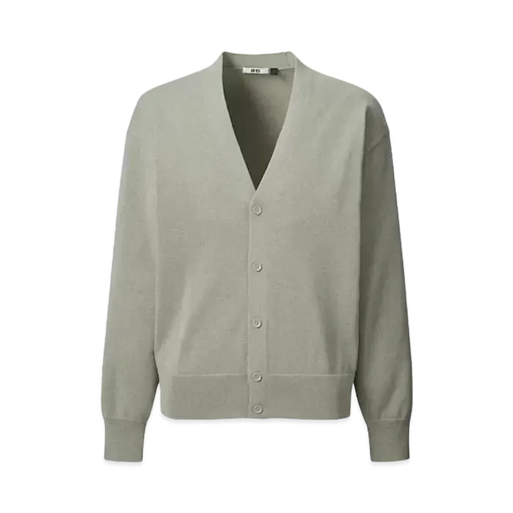Uniqlo U 24SS V-Neck Cardigan Men'S "Green"
