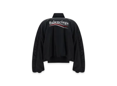 BALENCIAGA Varsity Bomber Jacket "Black"