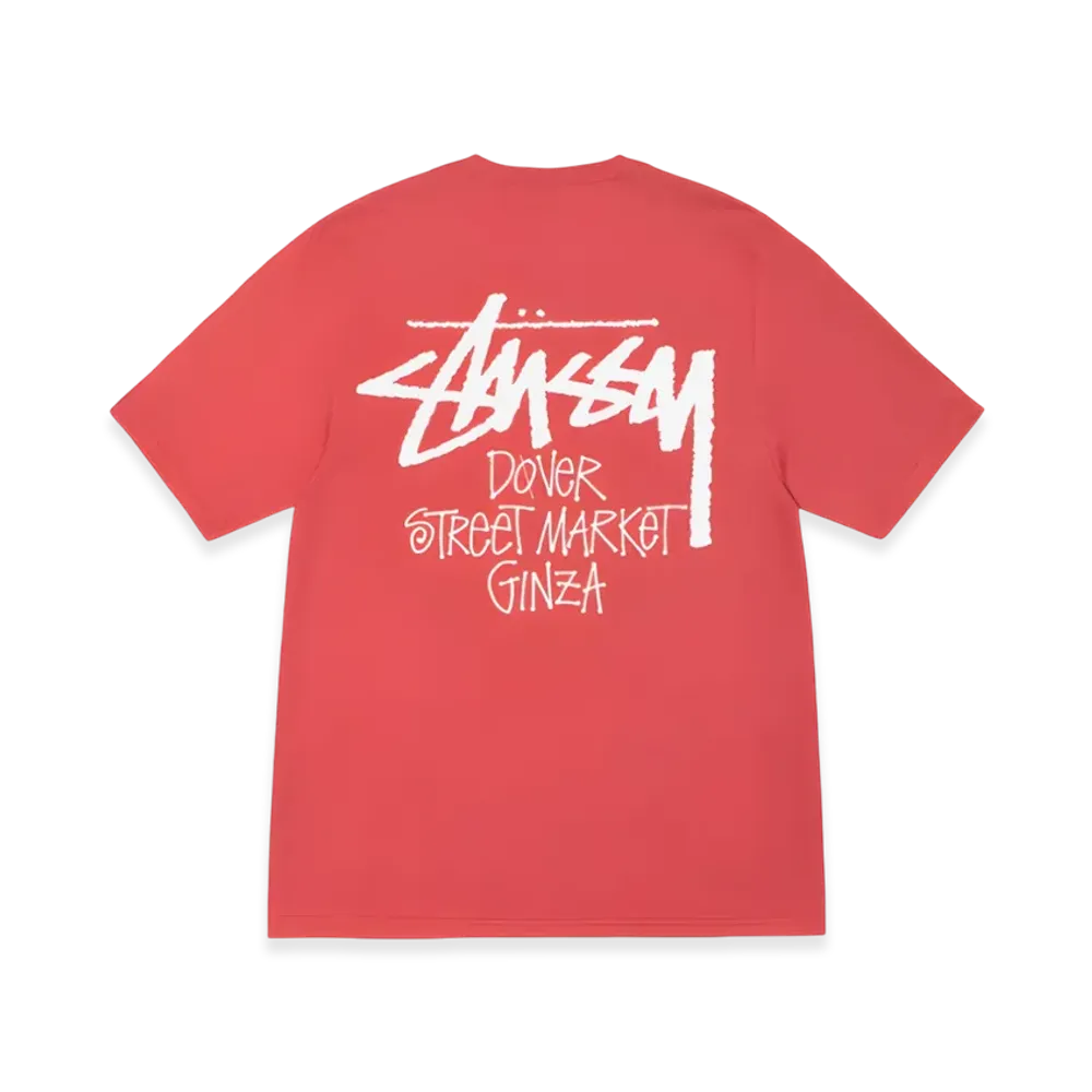Stussy Stock DSM Ginza Tee "Red"
