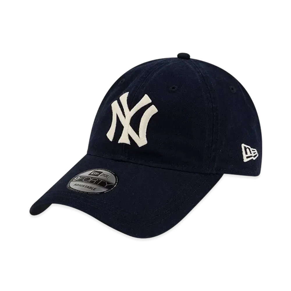 New Era x Polo Ralph Lauren x MLB 9Forty Long Visor Unstructured Cooperstown New York Yankees "Navy"