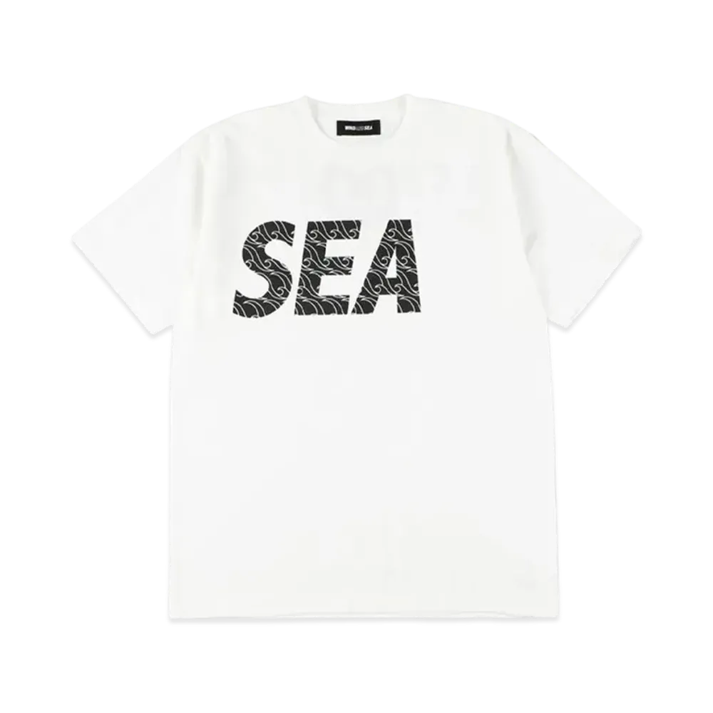 Jun Matsui x WIND AND SEA T-Shirt "White-Black"