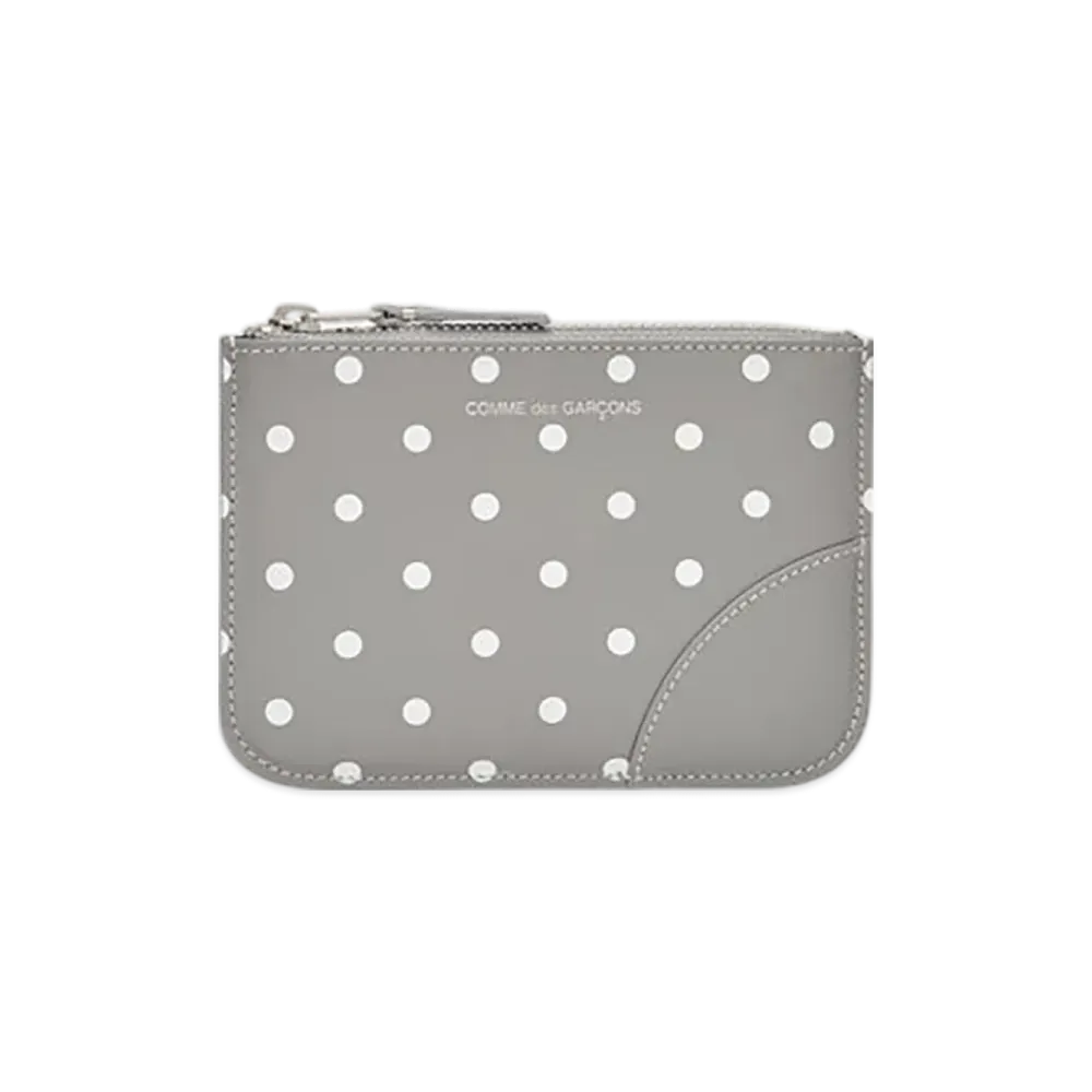 COMME des GARCONS Wallet Polka Dots Printed "Grey"