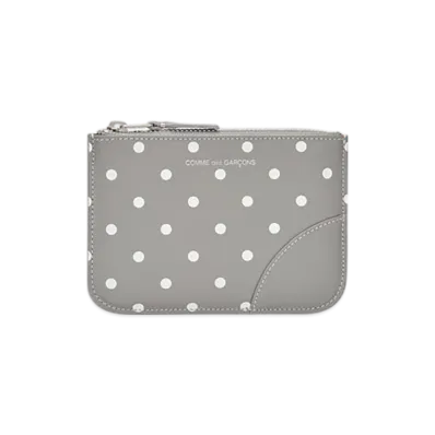 COMME des GARCONS Wallet Polka Dots Printed "Grey"