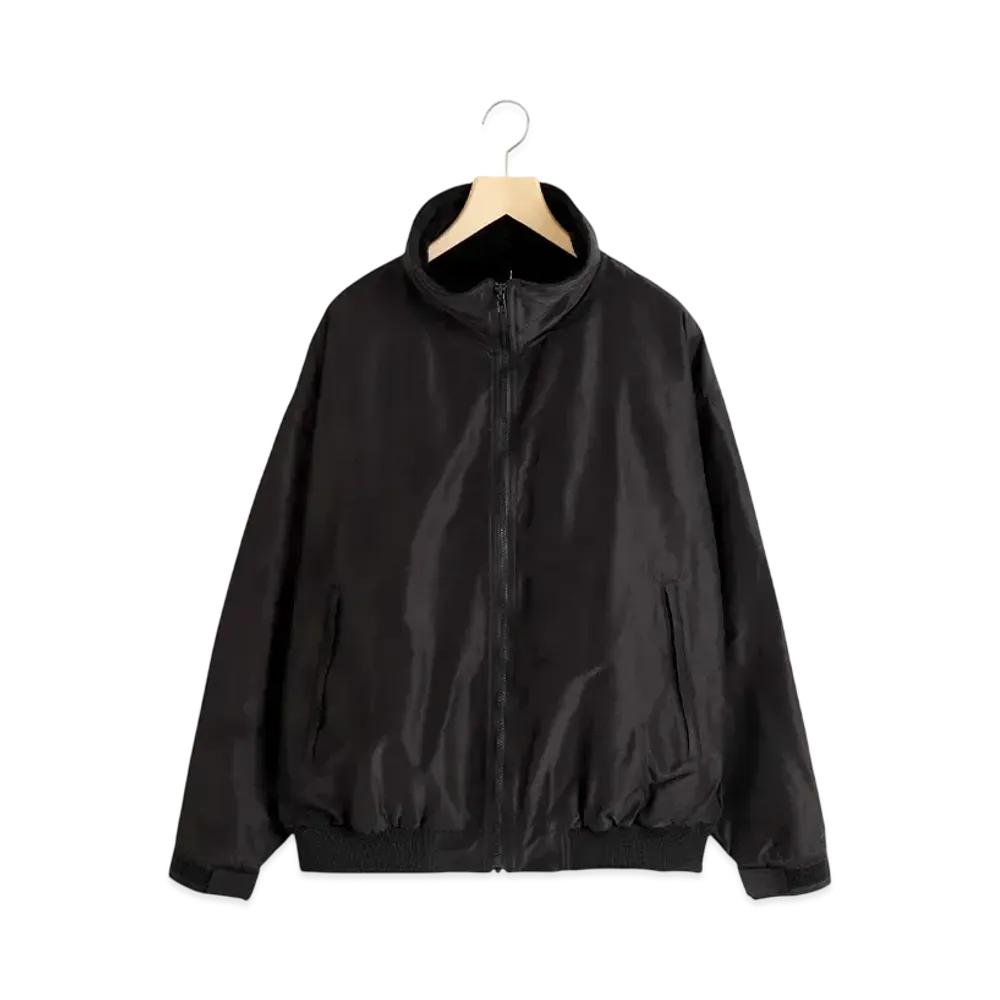 COMOLI Cotton Silk Track Jacket "Brown"
