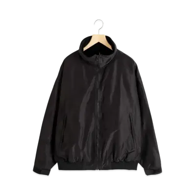 COMOLI Cotton Silk Track Jacket "Brown"