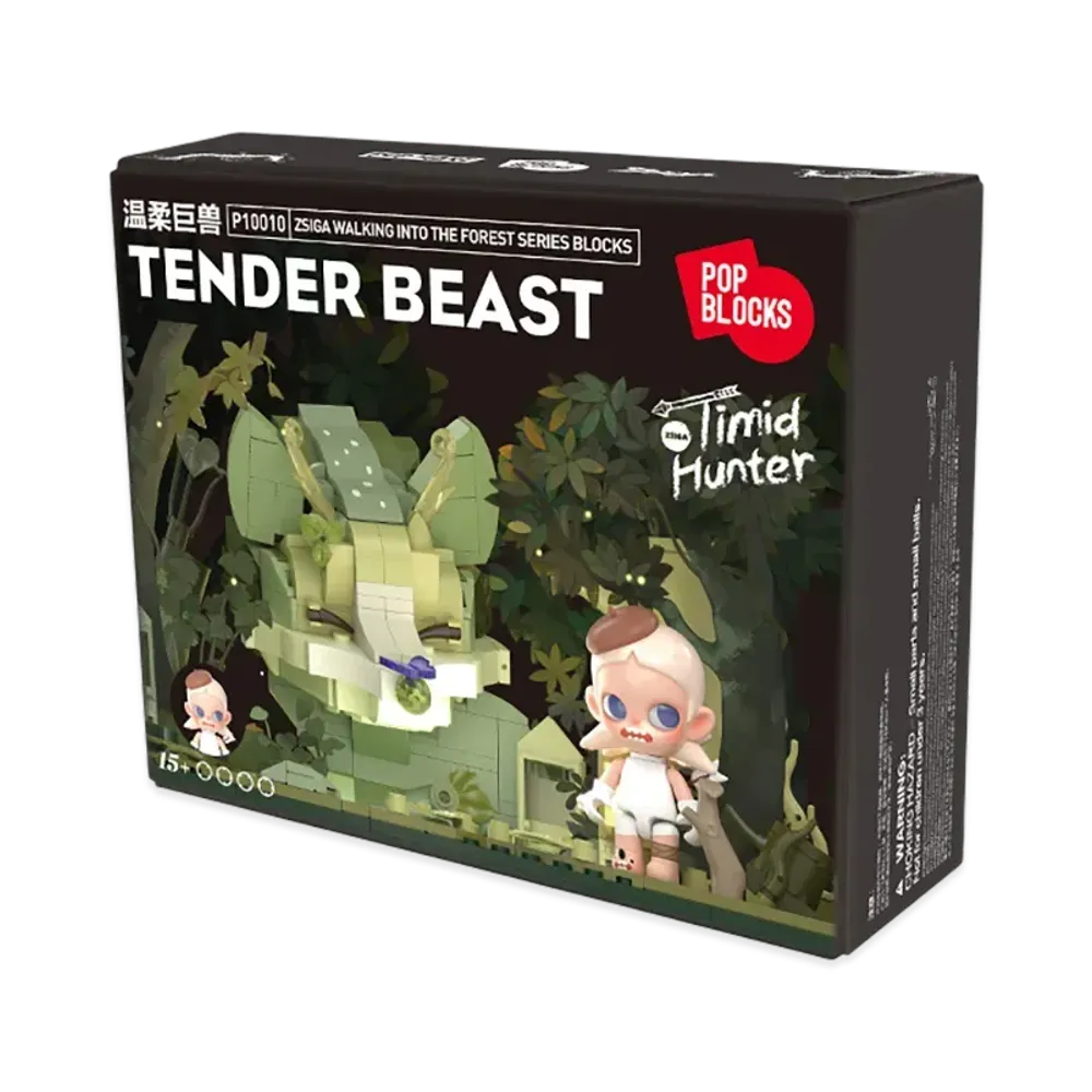 POP MART ZSIGA Walking Into The Forest Series Block Tender Beast