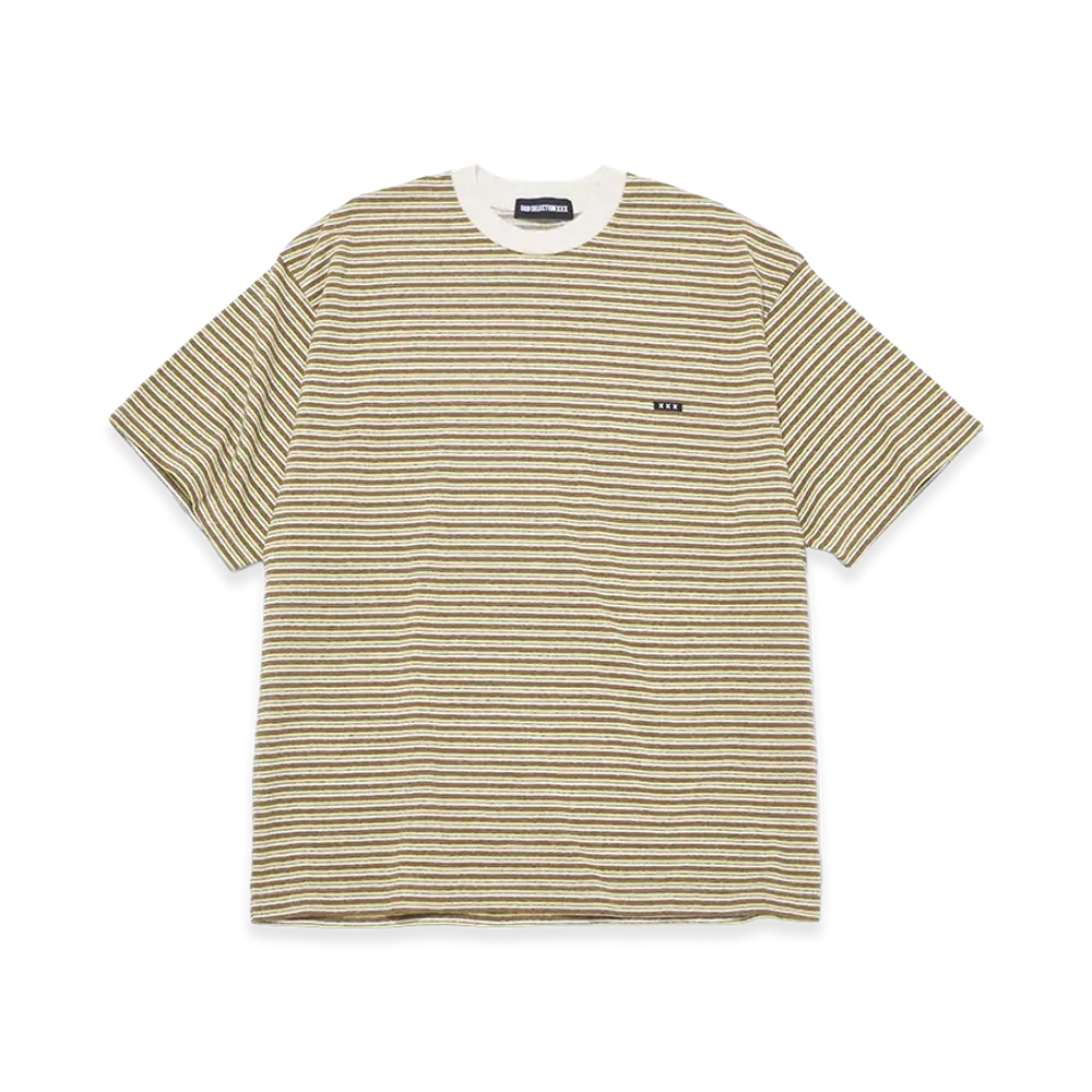 GOD SELECTION XXX Mini Box Logo Border Tee GX-S26-CS-07 "Yellow"
