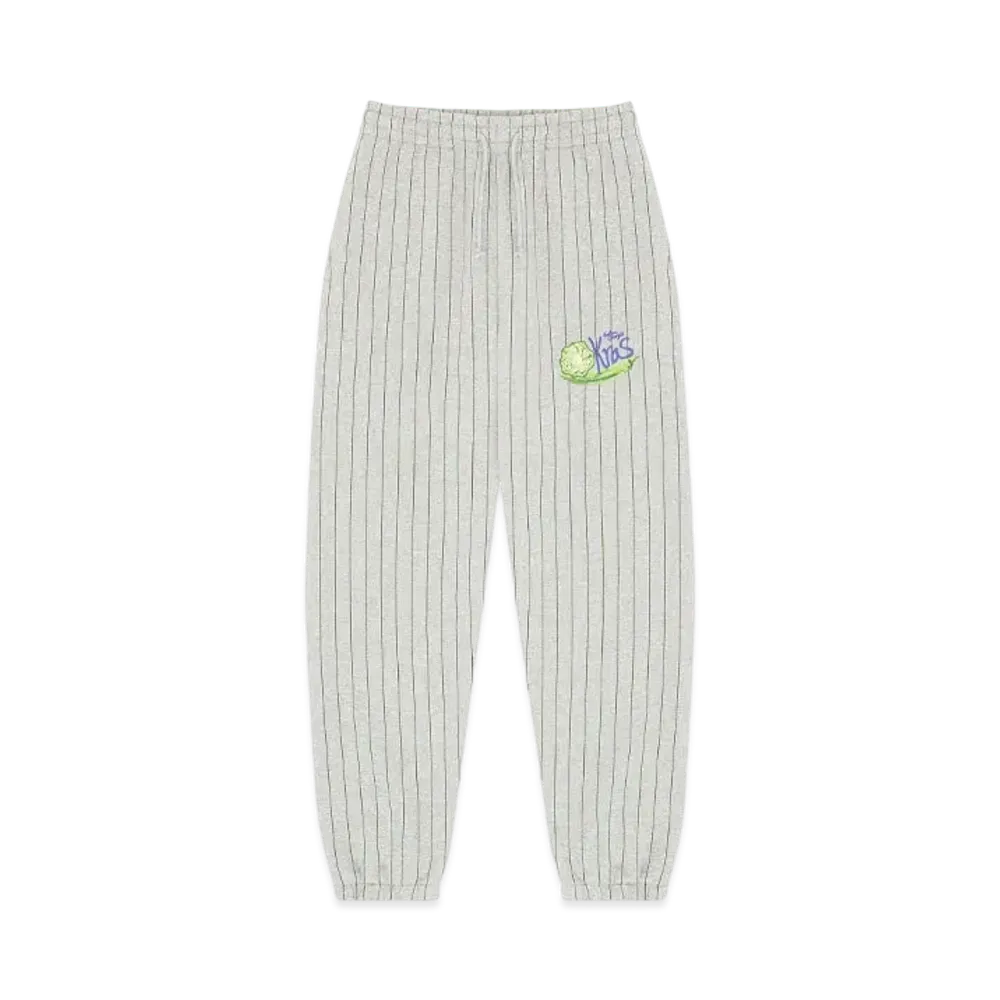 DENIM TEARS The Harlem Georgia Okras Pinstripe Sweatpants "Grey"