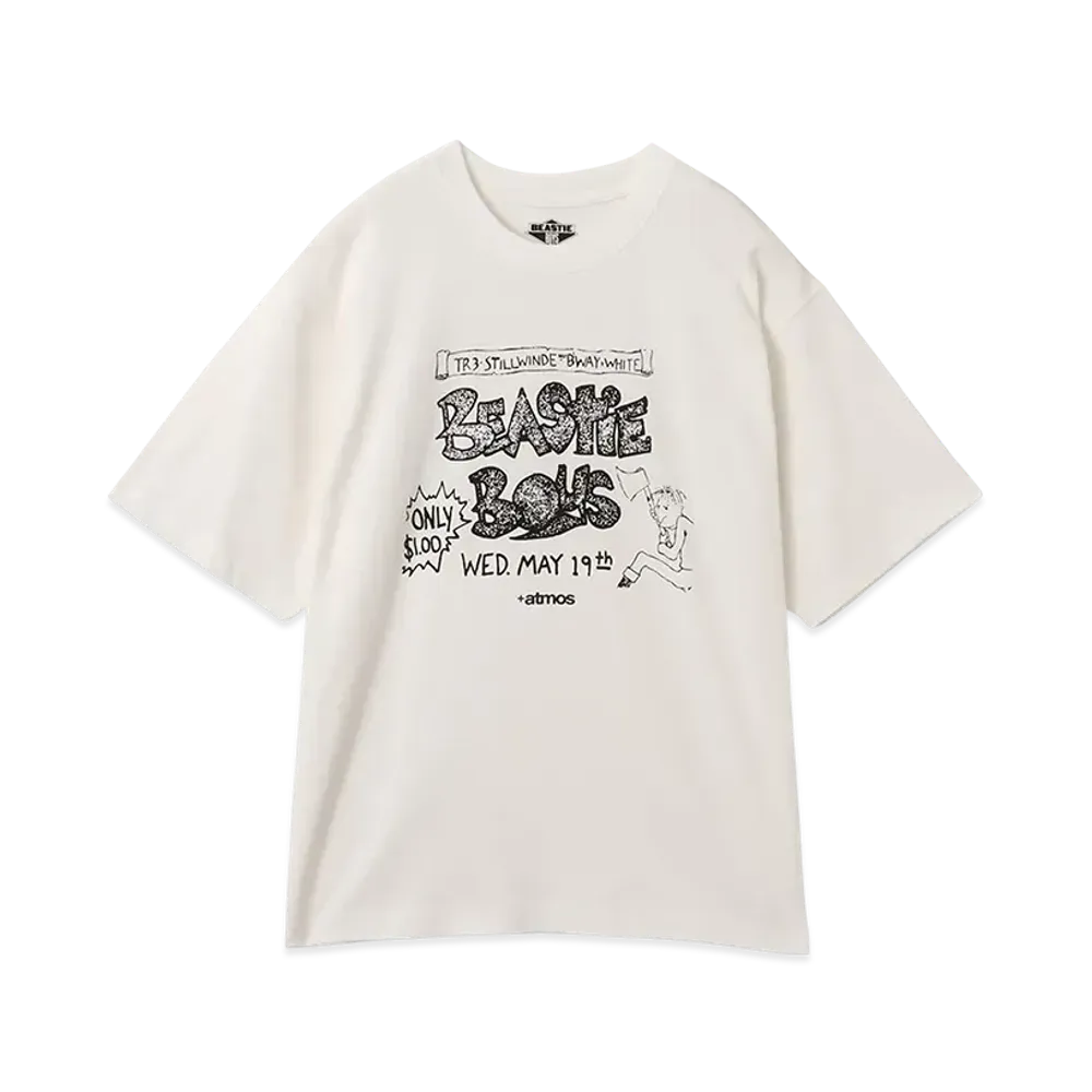 atmos x Beastie Boys Flyer T-Shirt "White"