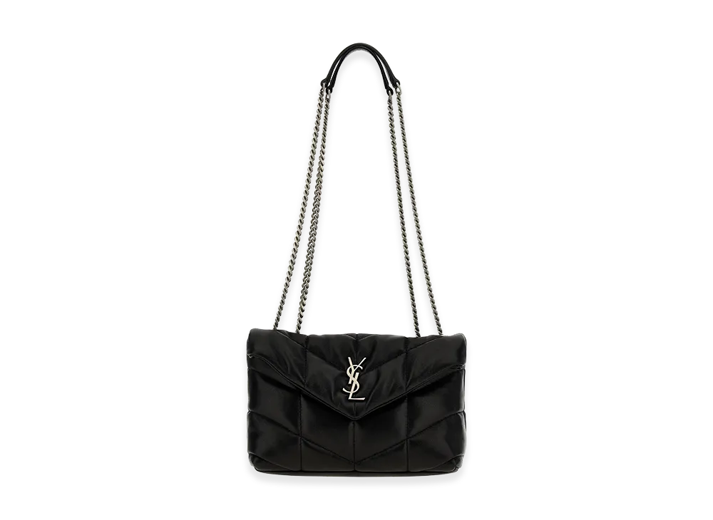Saint Laurent Women's Puffer Toy Shoulder Bag "Black"
