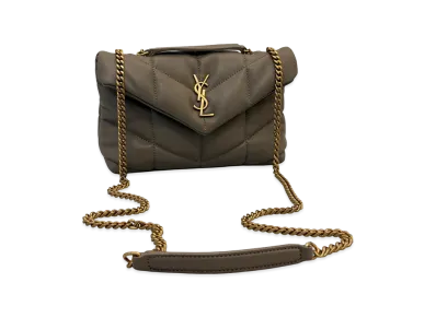 Saint Laurent Women's 'Puffer Toy' Shoulder Bag "Brown"