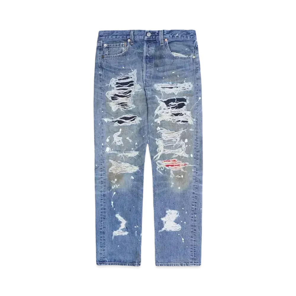 HYPE DROP x INNOCENCE NYC EXCLUSIVE DESTROY DENIM PANTS 34inch "Indigo"