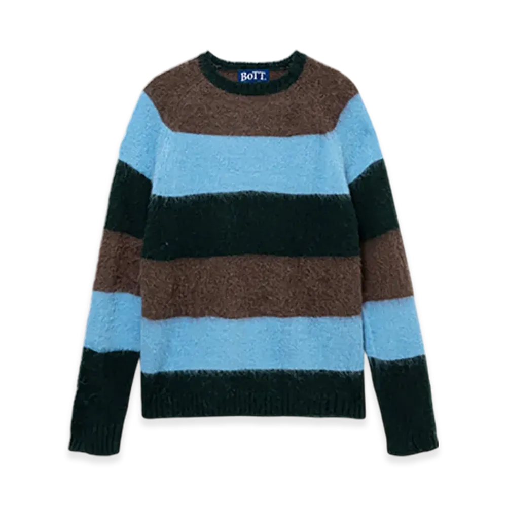 BoTT Striped Mohair Knit "Light Blue"