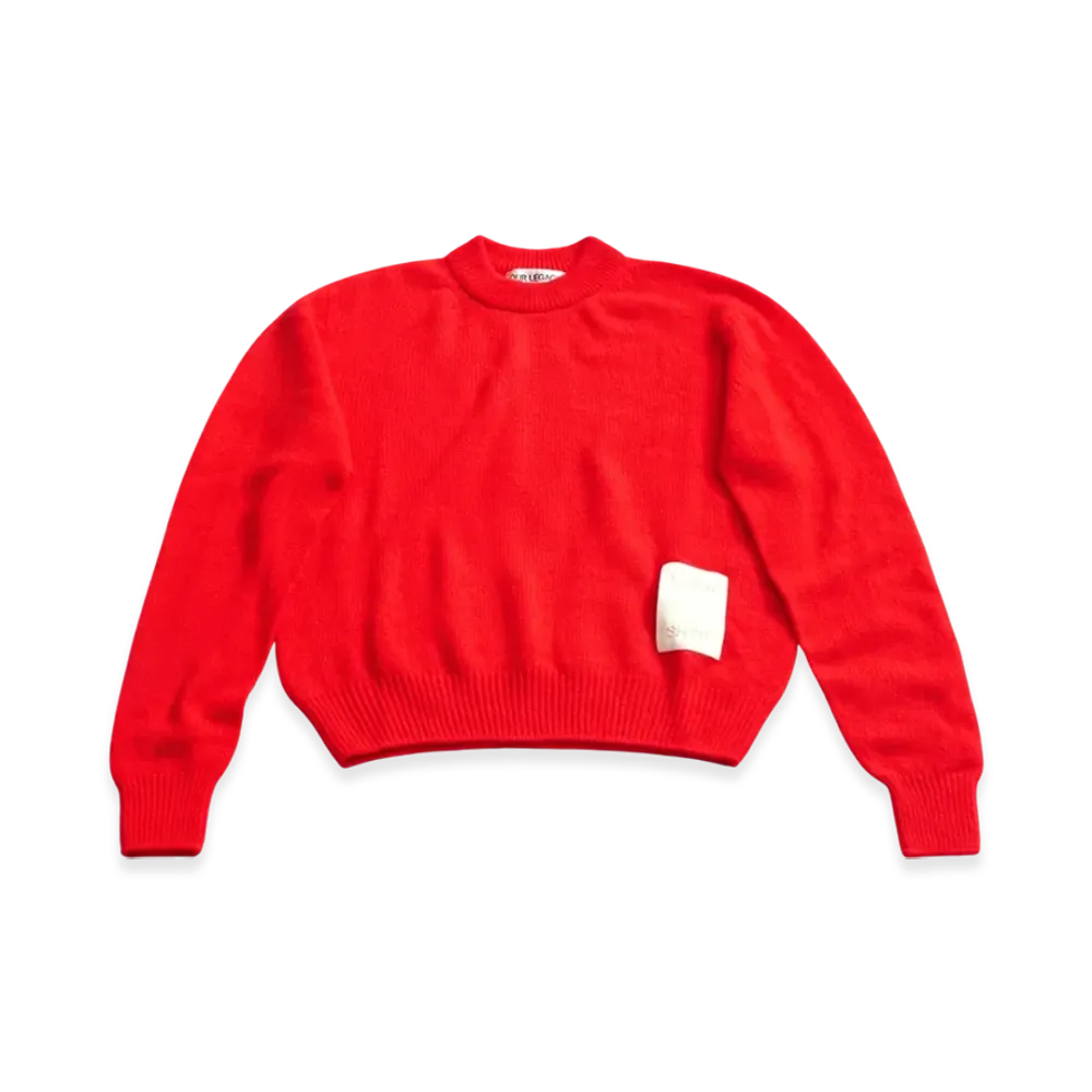 OUR LEGACY Knitted Roundneck "Orange Cashmere"