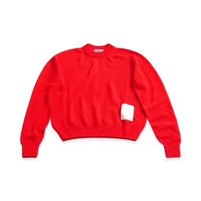 OUR LEGACY Knitted Roundneck "Orange Cashmere"