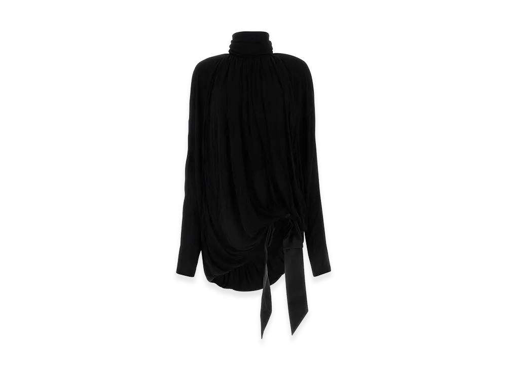 Saint Laurent Viscose Blouse "Black"