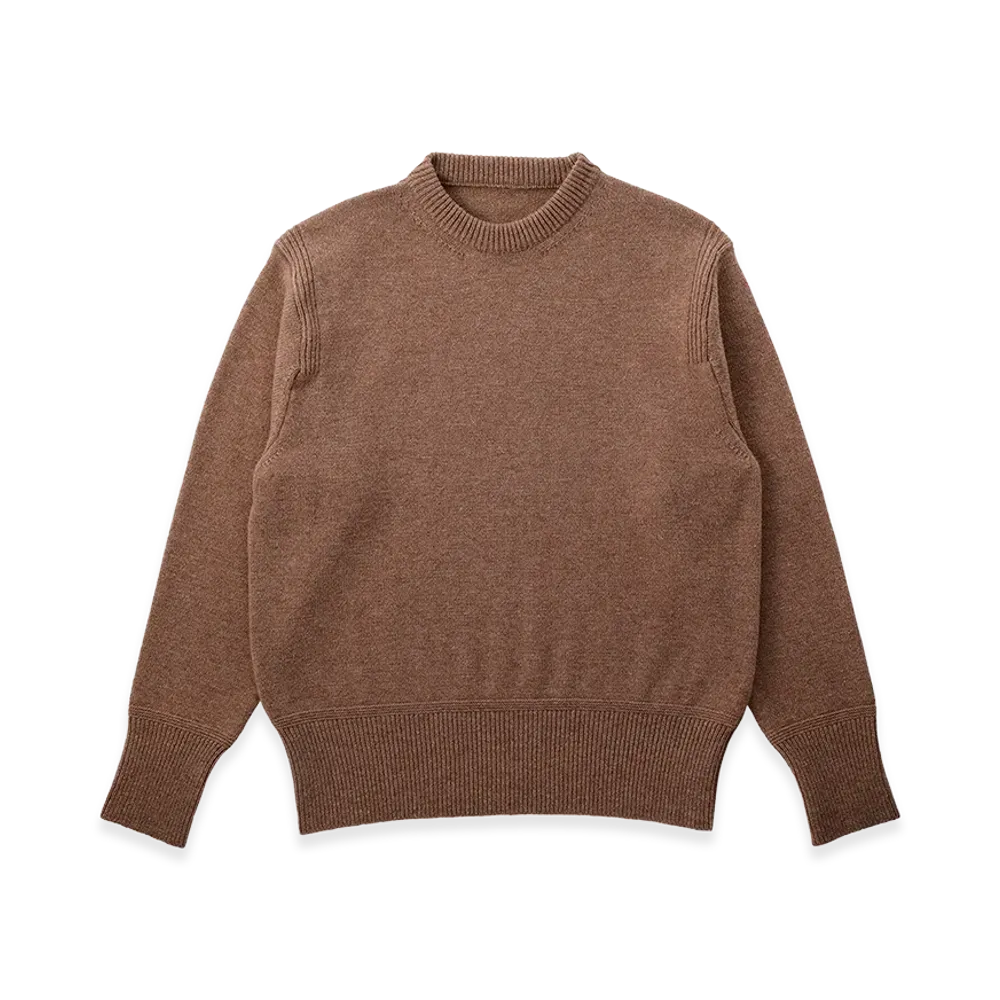 T.T Taiga Takahashi LOT.507 Athletic Roundneck Sweater "Mocha"