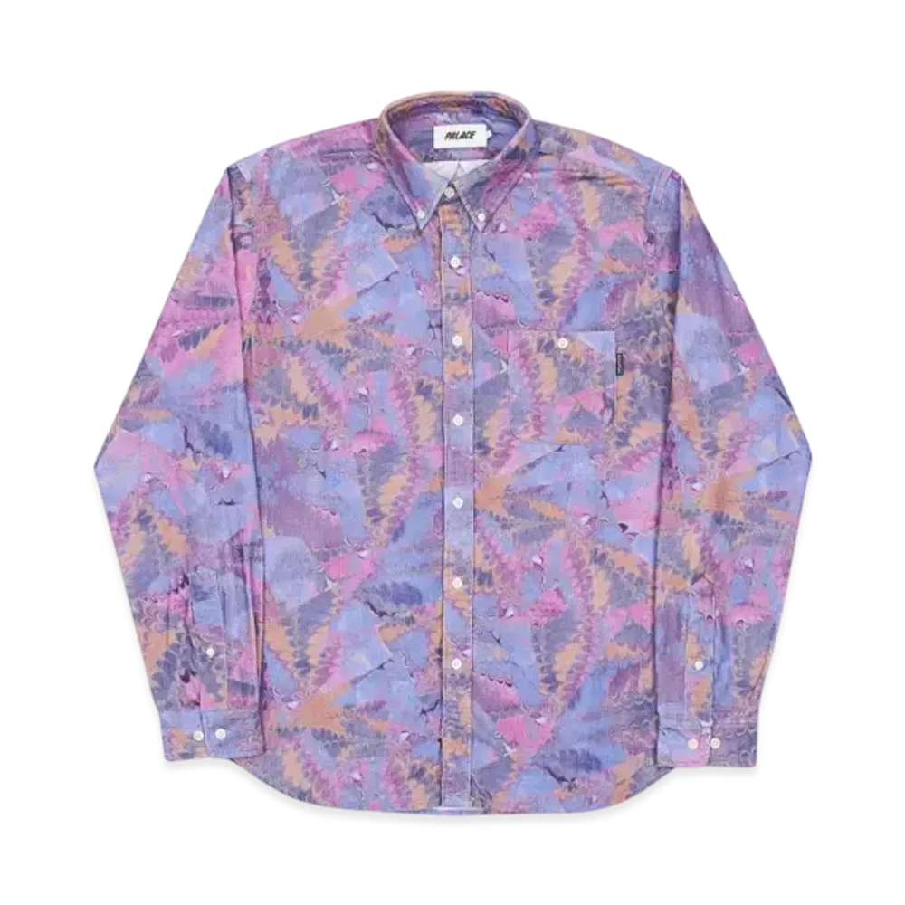 PALACE Warp Pattern Shirt "Purple"