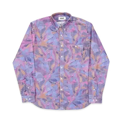 PALACE Warp Pattern Shirt "Purple"