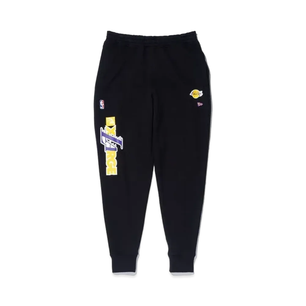 XLARGE x New Era x NBA LAKERS STANDARD LOGO SWEAT PANTS "Black"
