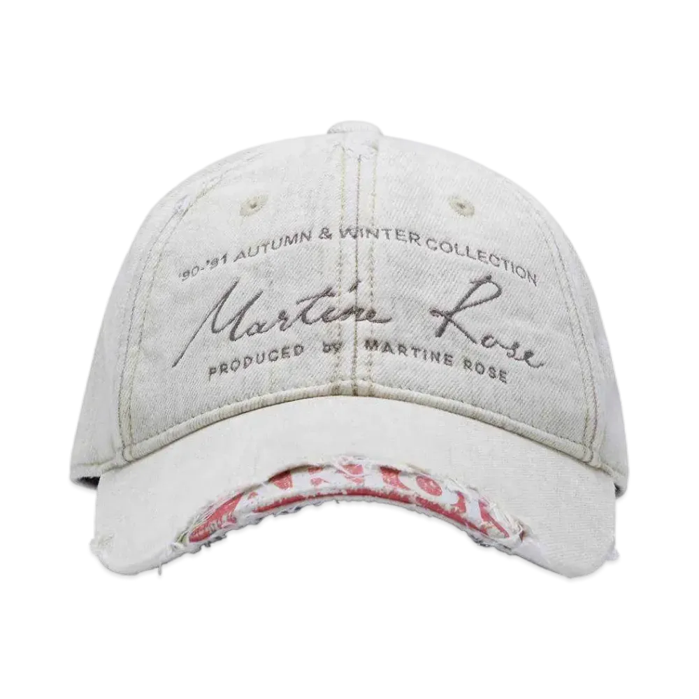 MARTINE ROSE x Stella Artois Cap "Off White"