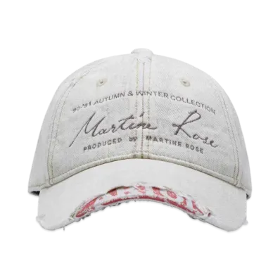 MARTINE ROSE x Stella Artois Cap "Off White"