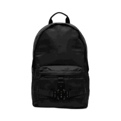 1017 ALYX 9SM Tri-Con Logo Buckle Backpack "Black"