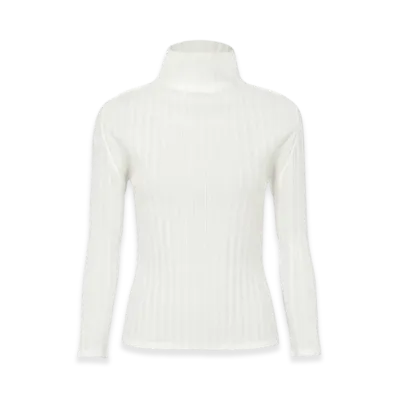 PLEATS PLEASE ISSEY MIYAKE Rib Pleats Basics "White"