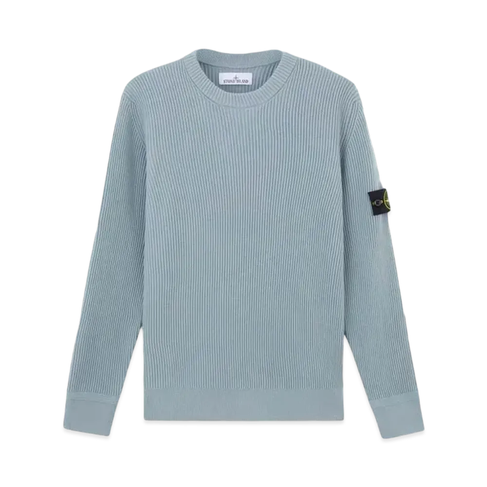 Stone Island 553C2 Full Rib RWS Wool "Green Gray"
