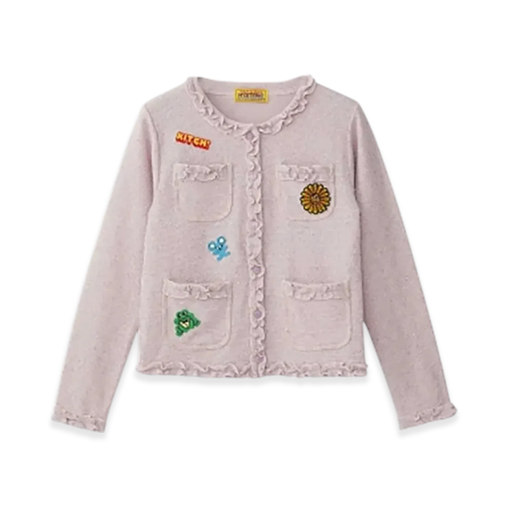 HYSTERIC GLAMOUR Flower Power Embroidered Jacket "Purple"