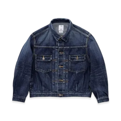visvim SS 101X Jkt Dmgd-1010 W "Indigo"
