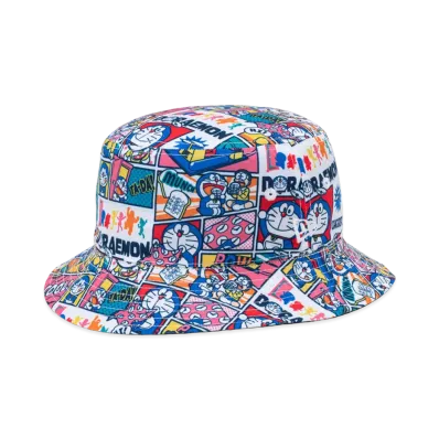 NEW ERA x Doraemon Bucket 01 Reversible Comic "Multi/Black"