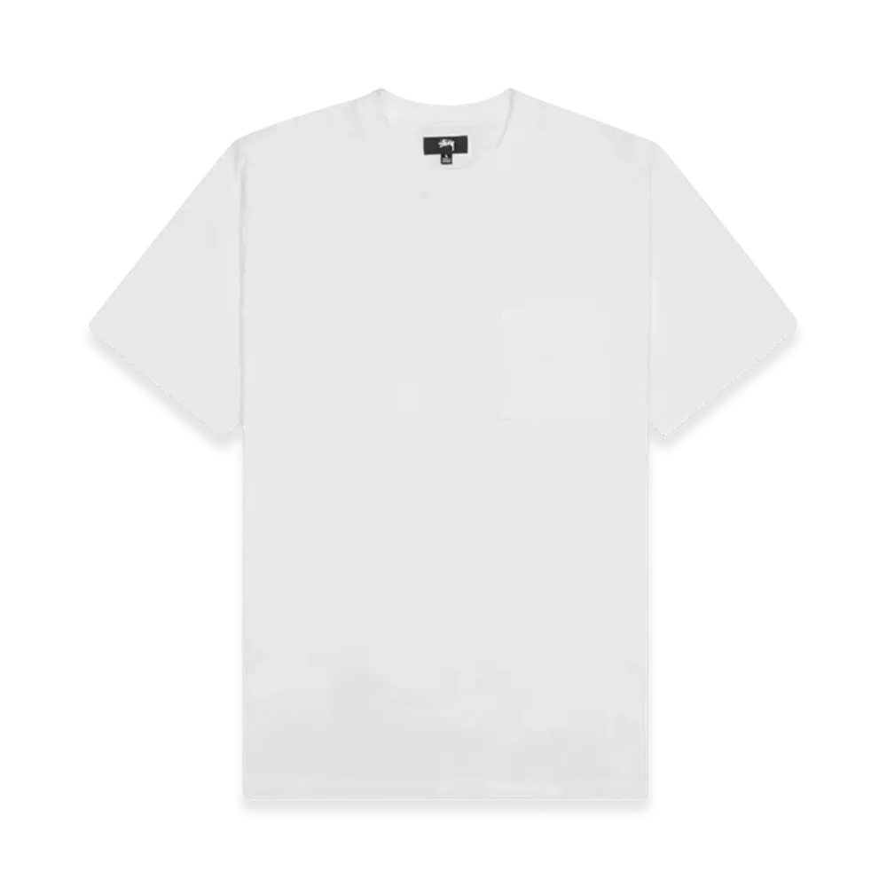 Stussy Overdyed SS Pocket Tee "White"