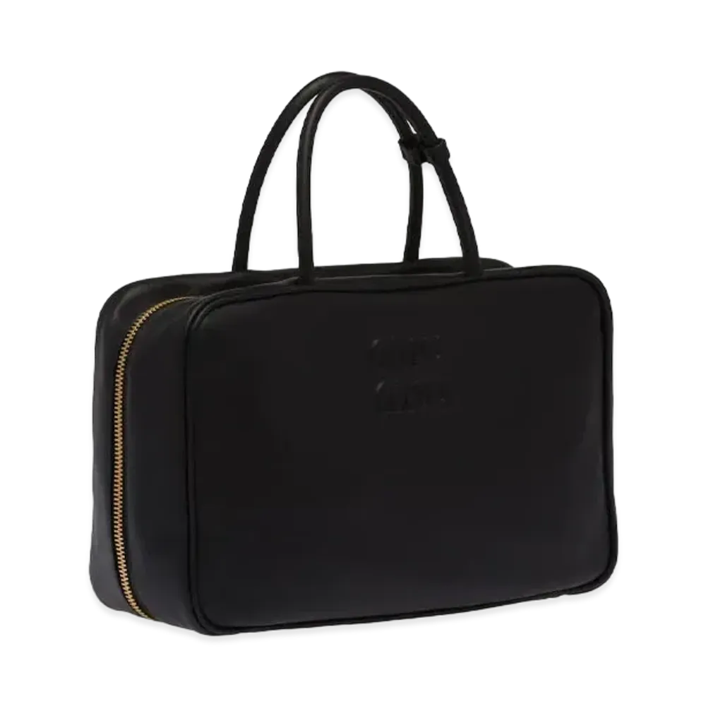 MIU MIU Leather Top-Handle Bag "Black"