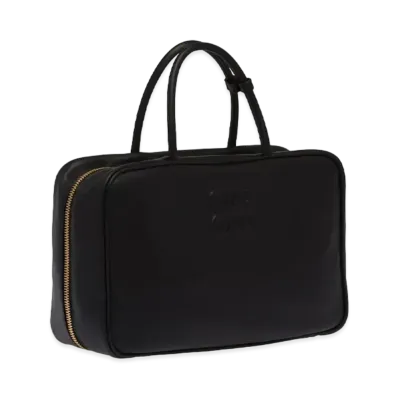 MIU MIU Leather Top-Handle Bag "Black"