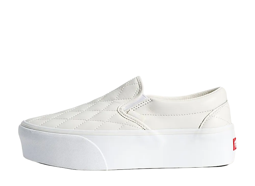 Vans Classic Slip-On Platform "Marshmallow White"