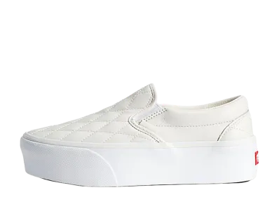 Vans Classic Slip-On Platform "Marshmallow White"
