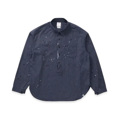 visvim 1910 P.O. Chambray L/S "Indigo"