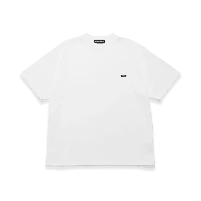 GOD SELECTION XXX Mini Box Logo Mock Neck Tee GX-S26-CS-09 "White"