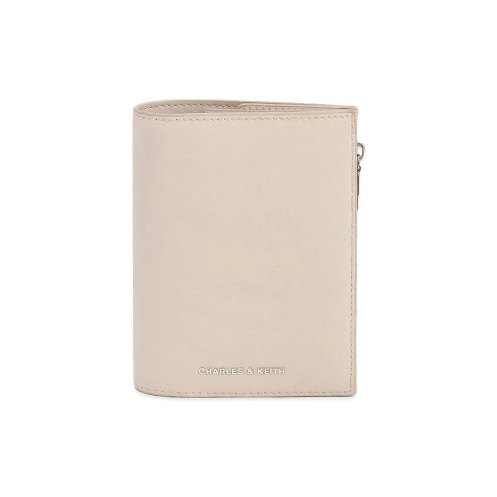 CHARLES & KEITH Noel Passport Holder "Ivory"