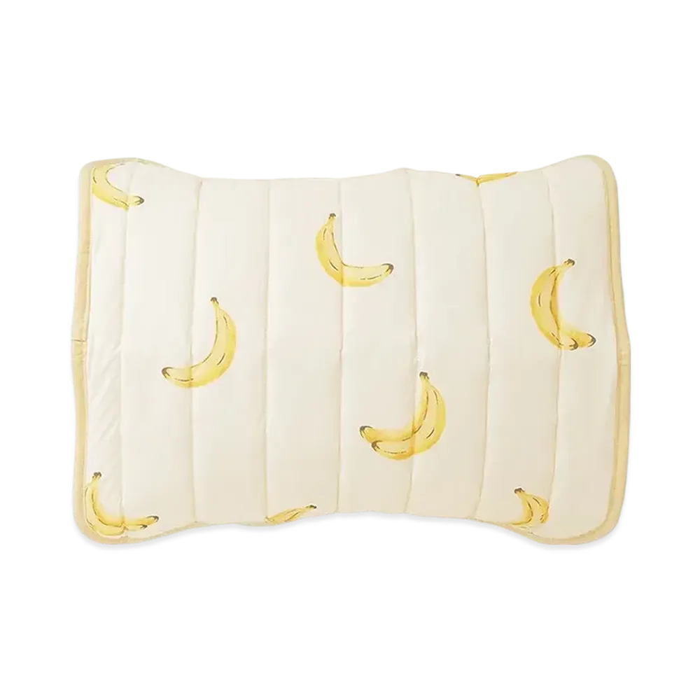 GELATO PIQUE Sleep Cool Touch Sensation Fruit Pattern Pillow Pad "Yellow"