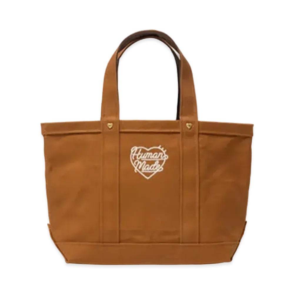 HUMAN MADE Duck Canvas Tote Small "Brown"