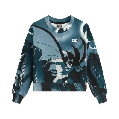Kith Kids x Batman And Robin Nelson Crewneck "Black"