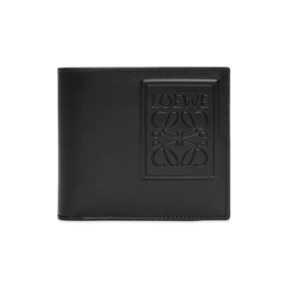 LOEWE Bifold Coin Wallet "Black"