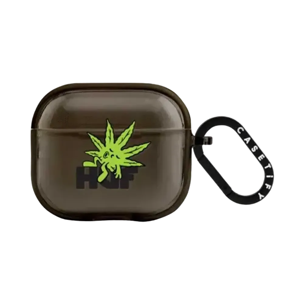 HUF x CASETiFY Green Buddy Earbuds Case Impact Case (AirPods Pro 3st Generation) "Black"