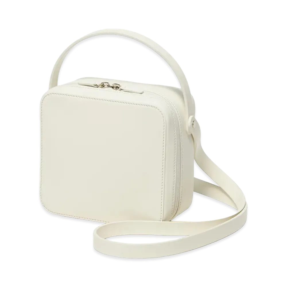 AURALEE Leather Shoulder Bag Made By Aeta "White"
