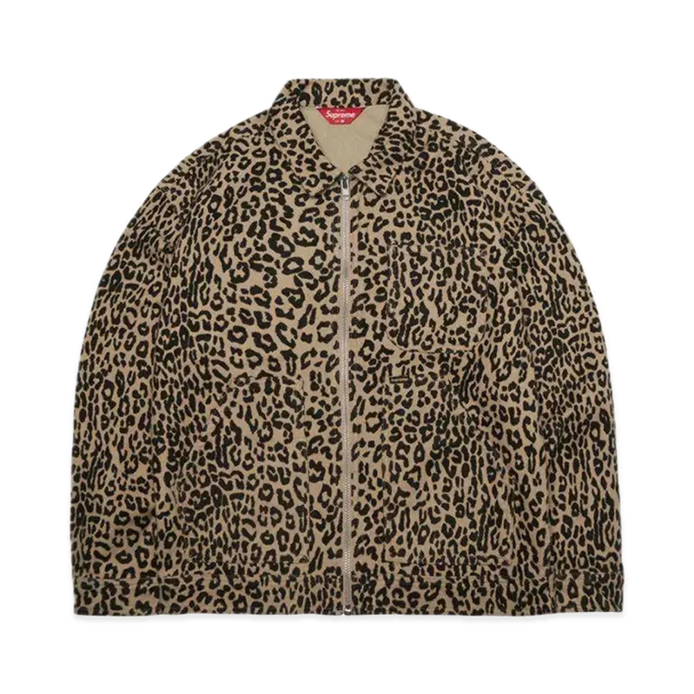 Supreme Moleskin Work Jacket "Leopard"